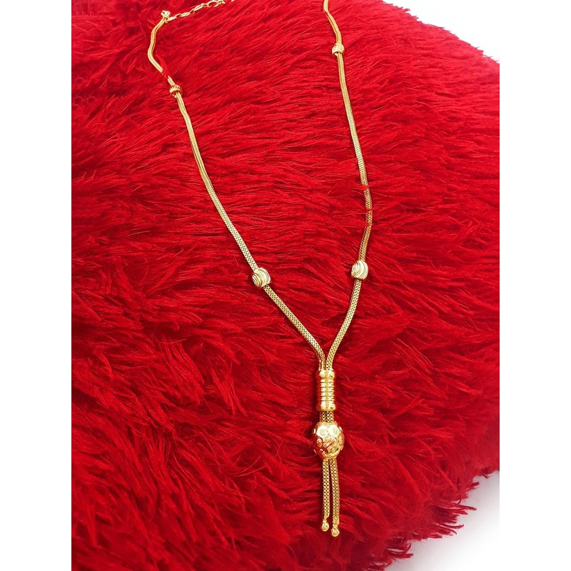Anujeet Fashion Hub Gold-Plated Minimal Chain