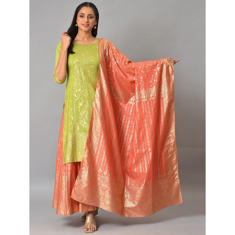 AURELIA Woven Design Dupatta with Zari