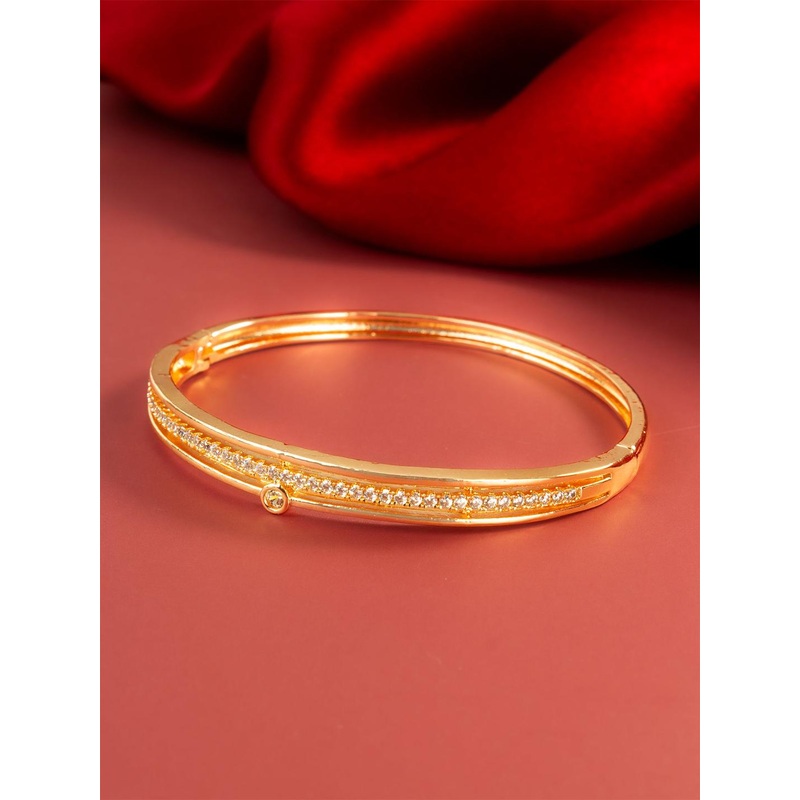 aadita Artificial Stones Studded Bangle-Style Bracelet