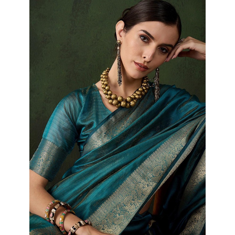 Sangria Woven Design Zari Kanjeevaram Saree