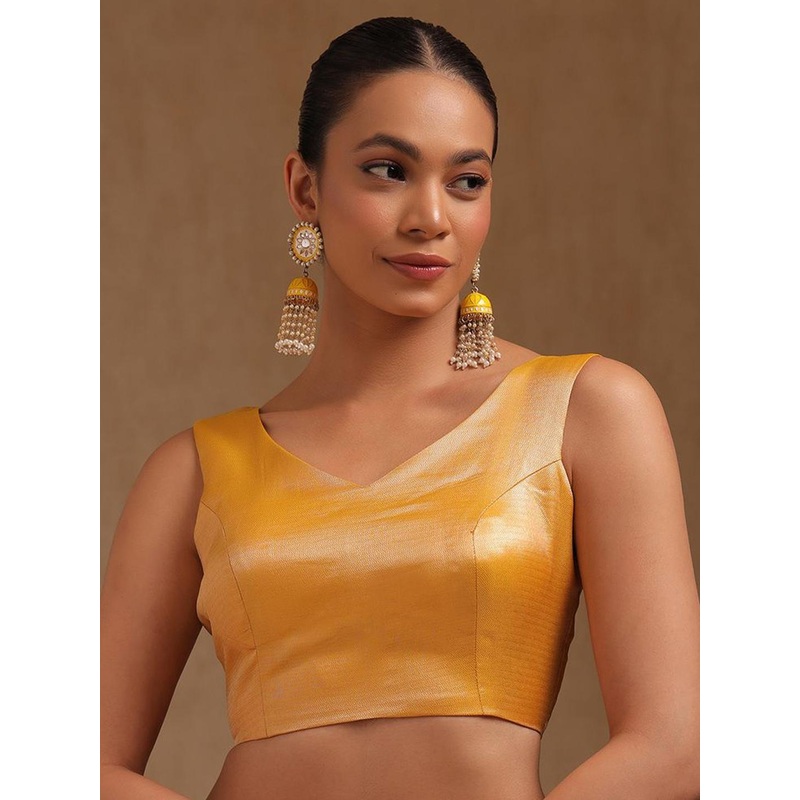 Soch Sleeveless V-Neck Saree Blouse