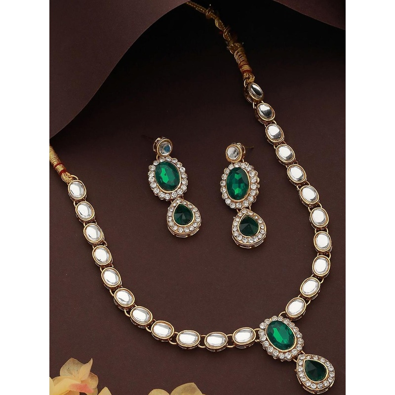 Anouk Women Gold-Plated Alloy Jewellery Set