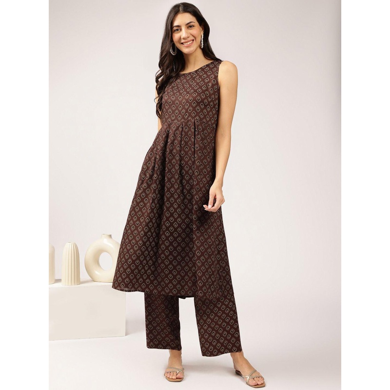 Anouk Ethnic Motifs Printed Kurta With Trousers