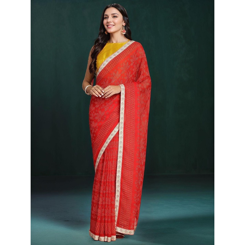 Anouk Rustic Bandhani Poly Georgette Saree