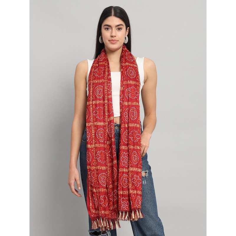 HANDICRAFT PALACE Bandhani Printed Dupatta
