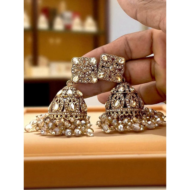 BFC – BUY FOR CHANGE  Gold-Plated Alloy Drop Earrings