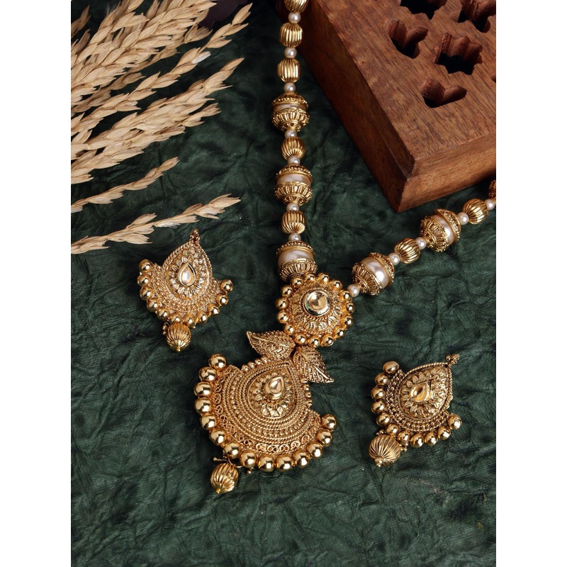 PANASH Gold-Plated Handcrafted Jewellery Set