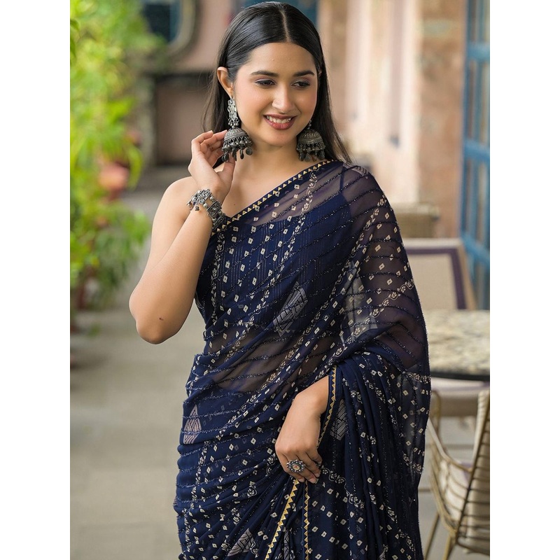 all about you Ethnic Motifs Printed Saree