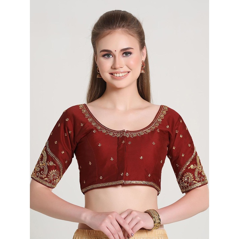 HERE&NOW Embroidered Saree Blouse