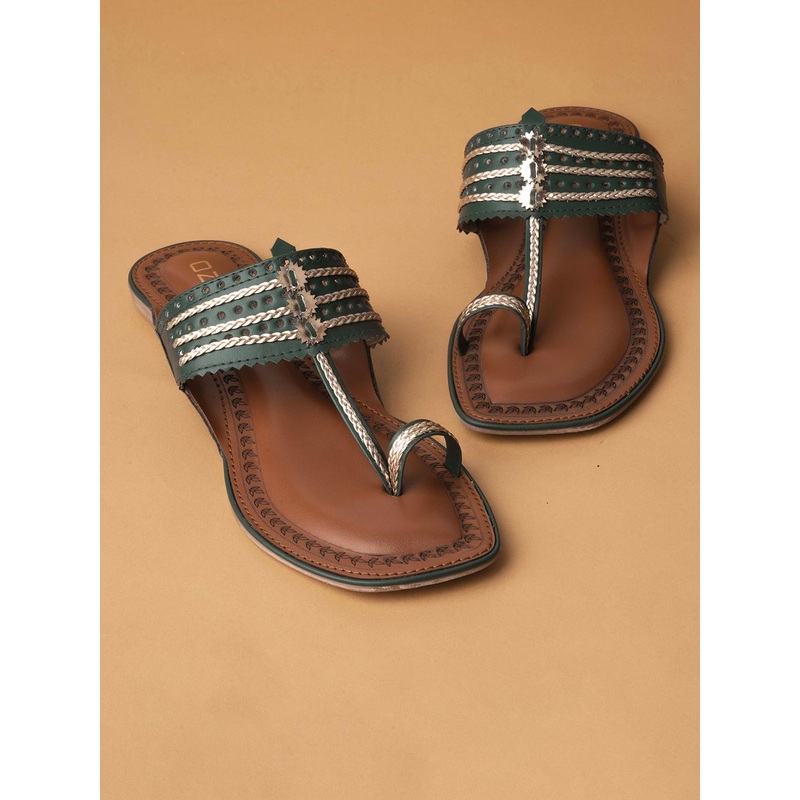 Ozuri Embellished One Toe Flats