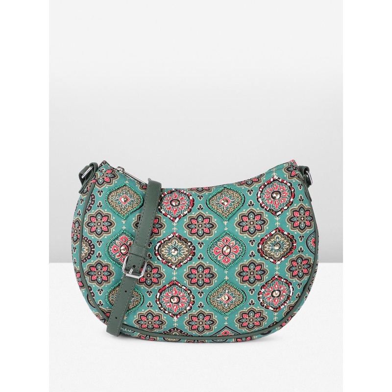 Anouk Ethnic Motifs Printed Structured Sling Bag