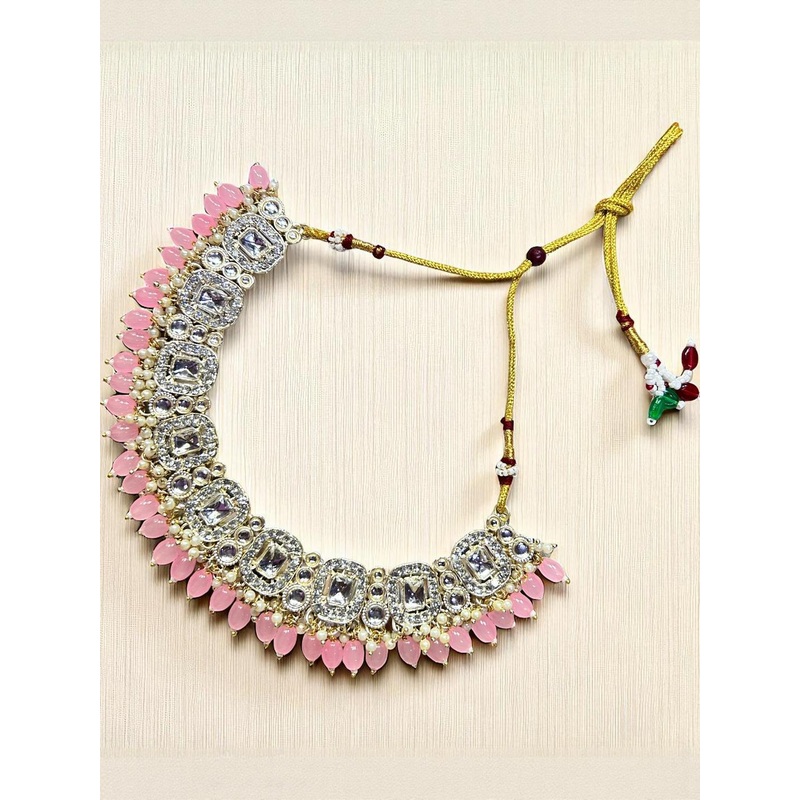 ANTIQUE JEWELLERY Women Pink Necklace and Chains