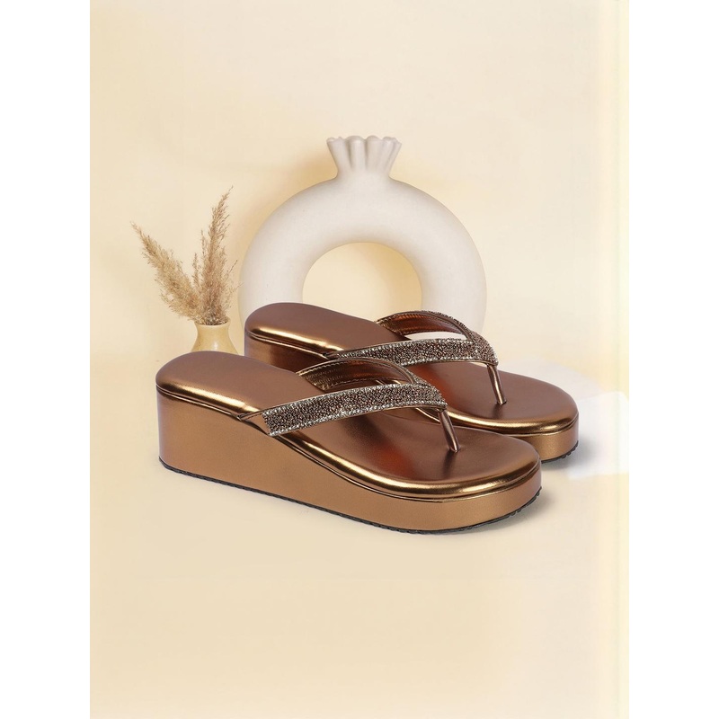 STEPIZIA Ethnic Wedge Sandals