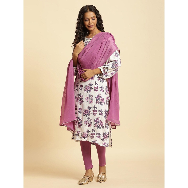 W Dupatta with Gotta Patti