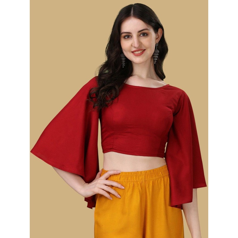 Oomph!  Boat Neck Saree Blouse