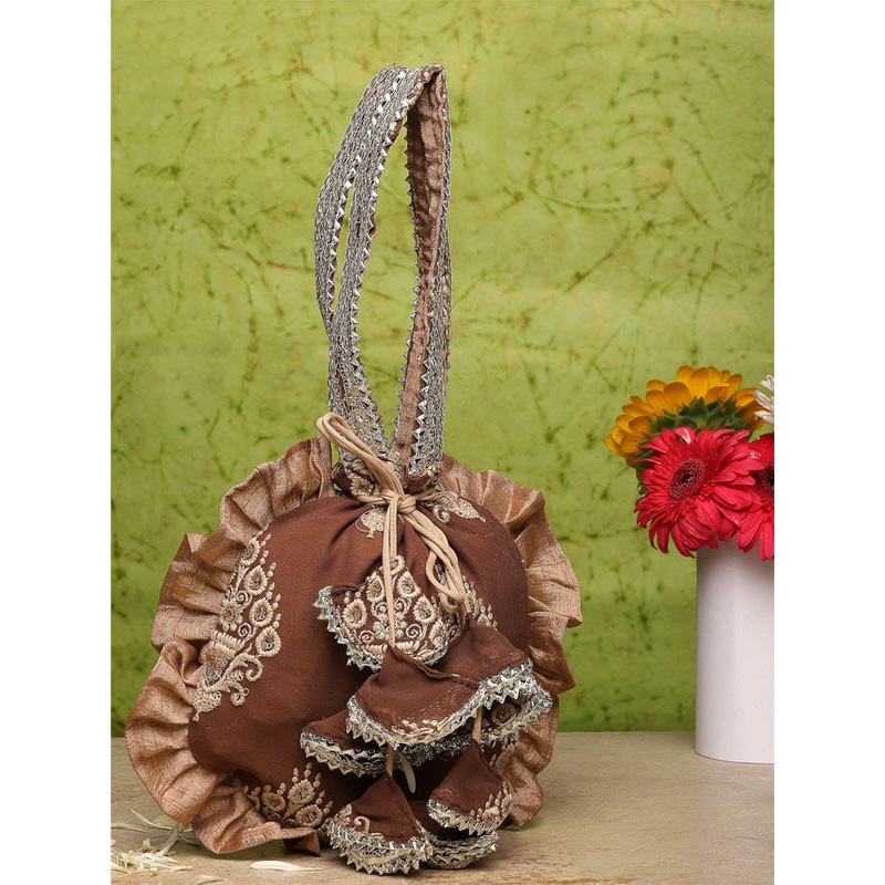 Dhrohar Embellished Potli Clutch