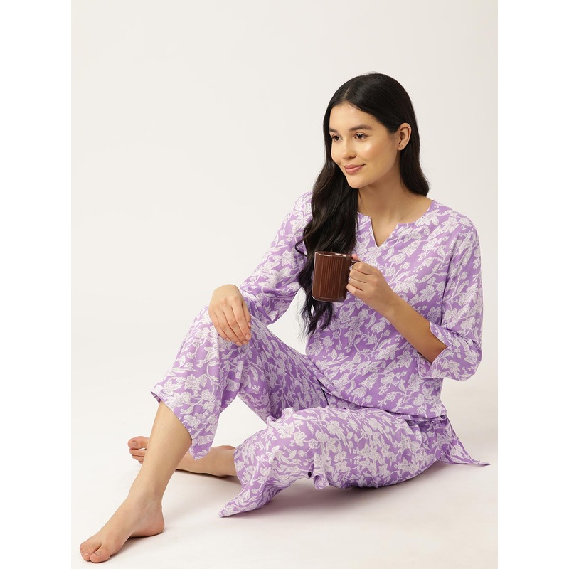 ETC Floral Print Night Suit