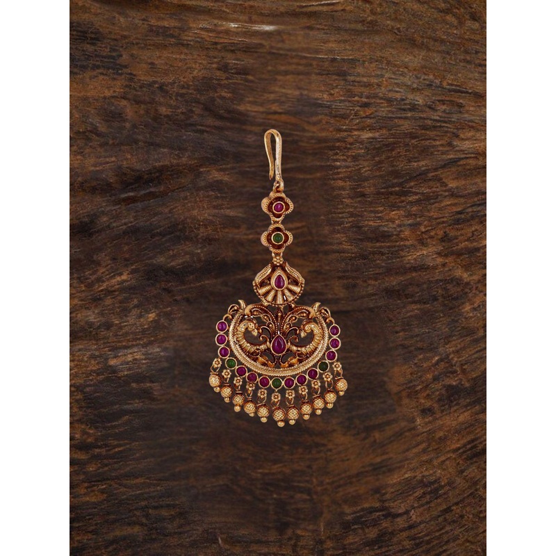 South Temple Jewellery Gold Plated Maang Tikka