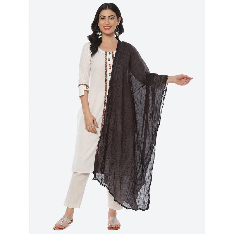 Biba Taping Border Dupatta