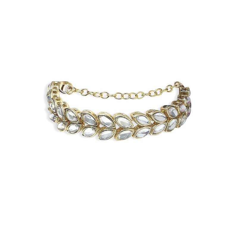 Anouk Gold Metal Wraparound Bracelet