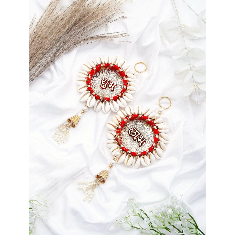 Archies Red Shell Subh Labh Hanging