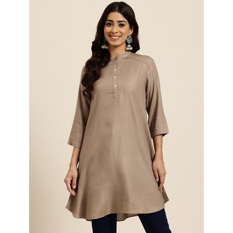 HERE&NOW Mandarin Collar Tunic