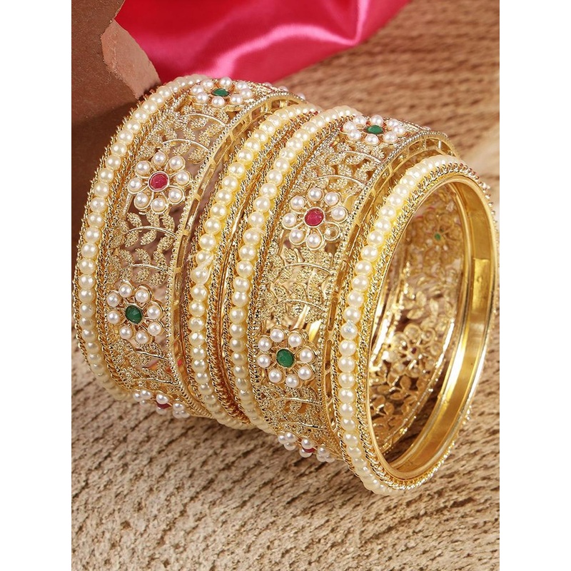 Sukkhi Women Set of 6 Artificial Stones and Beads Bangles Sets