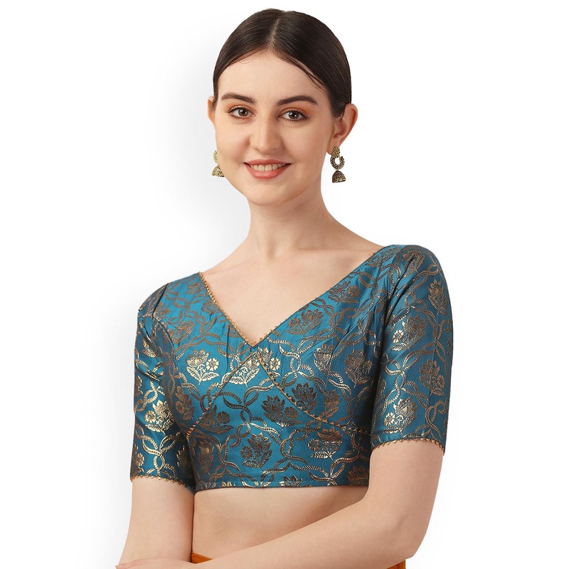 Oomph! Woven Design Saree Blouse