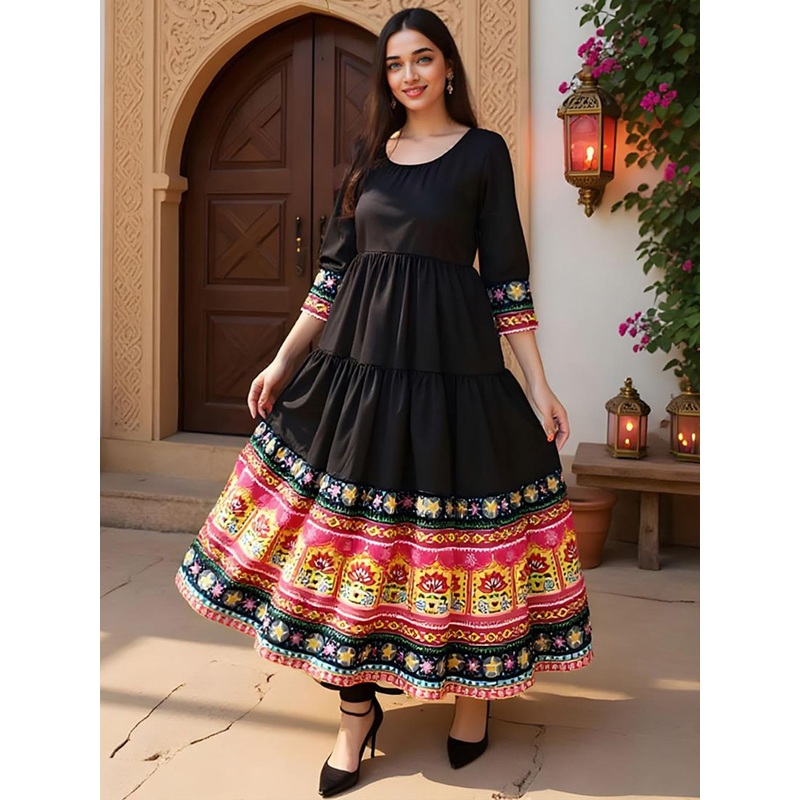 SZN Women Ethnic Motifs Printed Daily Anarkali Kurta