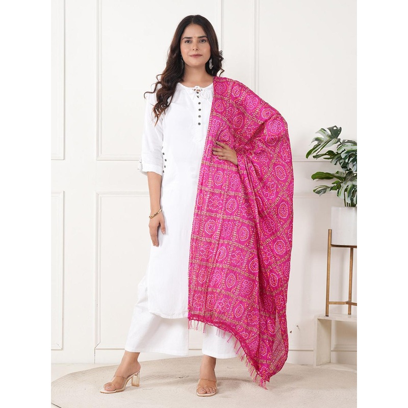 ZOOMBIE Bandhani Printed Printed Dupatta