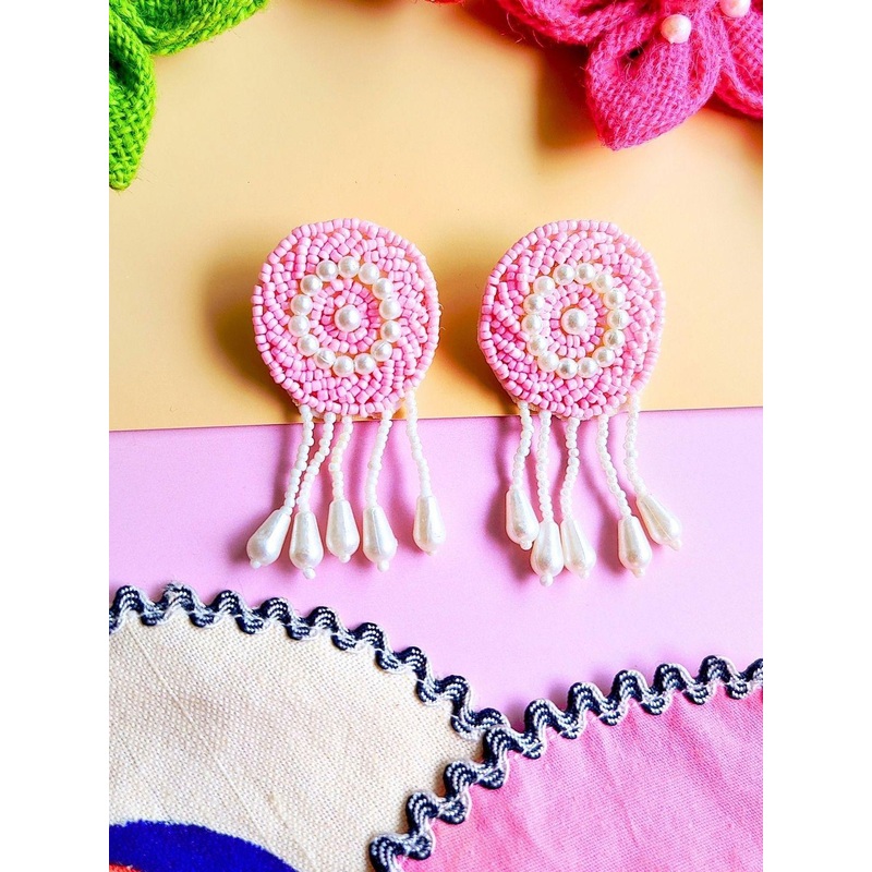 Sangria Beaded Earrings