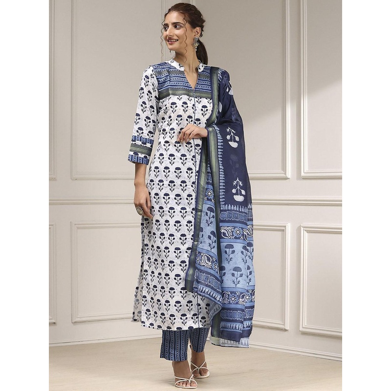 Biba Printed Unstitched Dress Material