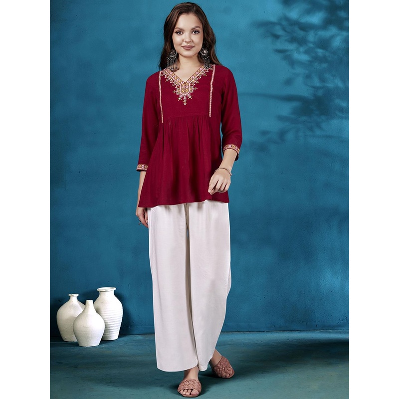 Anouk Embroidered Liva Tunic