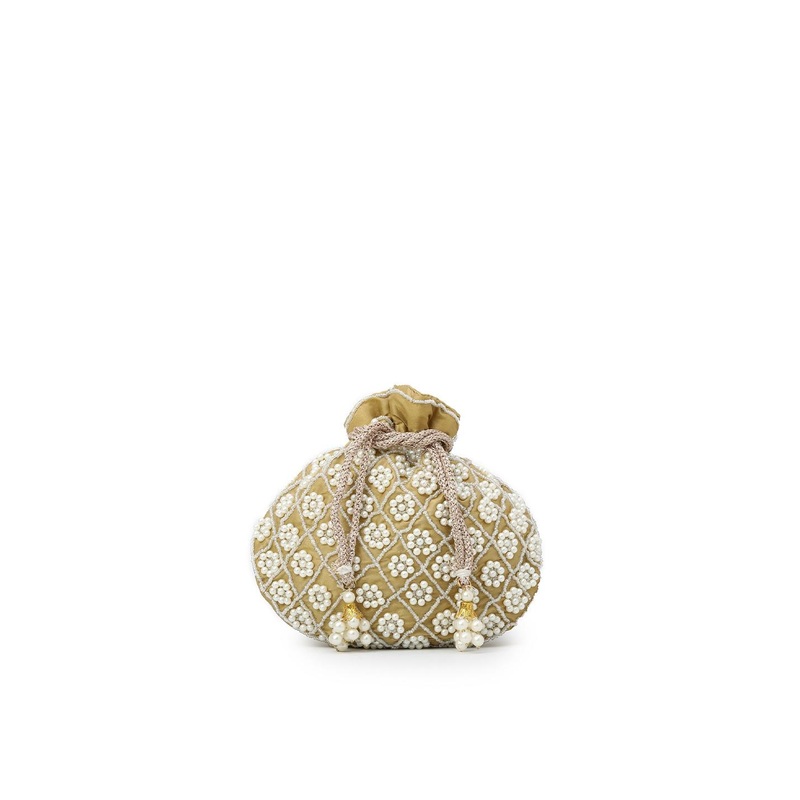 gaura pakhi Embellished Potli Clutch