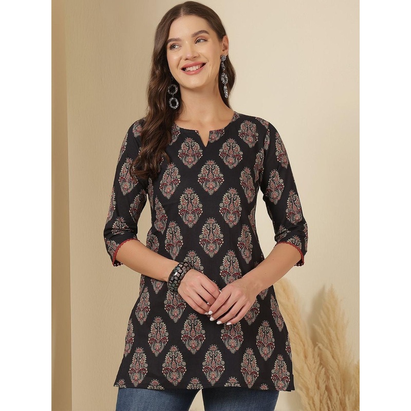 SZN Ethnic Printed Straight Tunic
