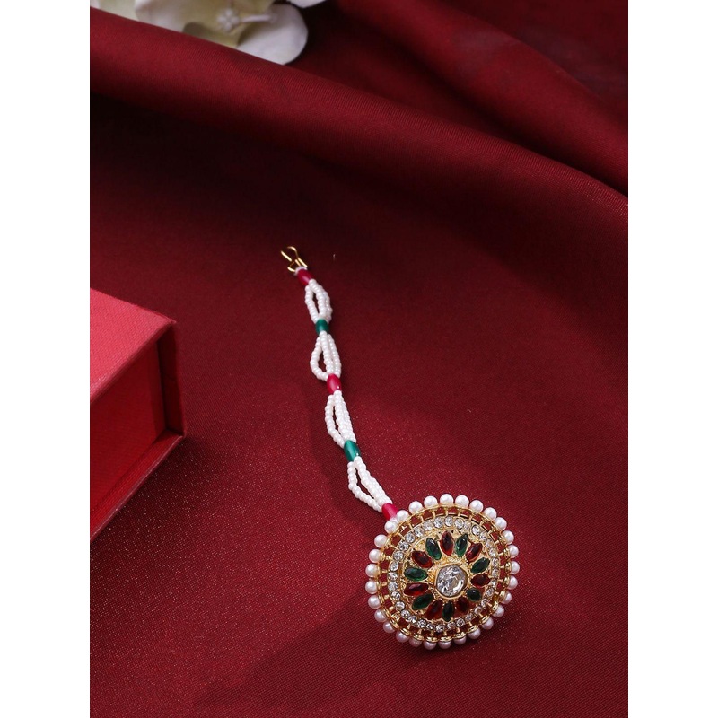 Anouk Women’s Trending Stylish Gold-Plated Maang Tikka