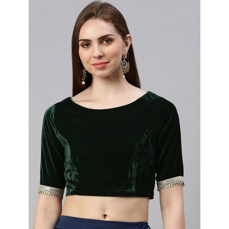 De Moza Round Neck Saree Blouse