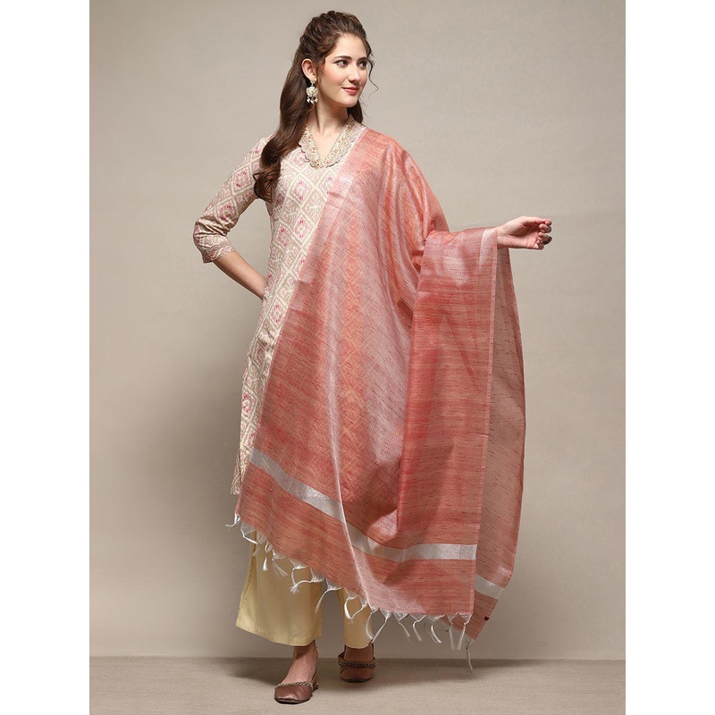 Biba Geometric Woven Design Dupatta