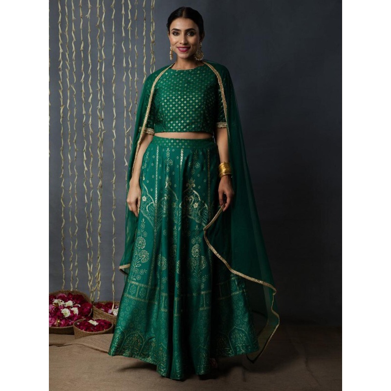 Juniper Printed Ready To Wear Lehenga & Blouse With Dupatta