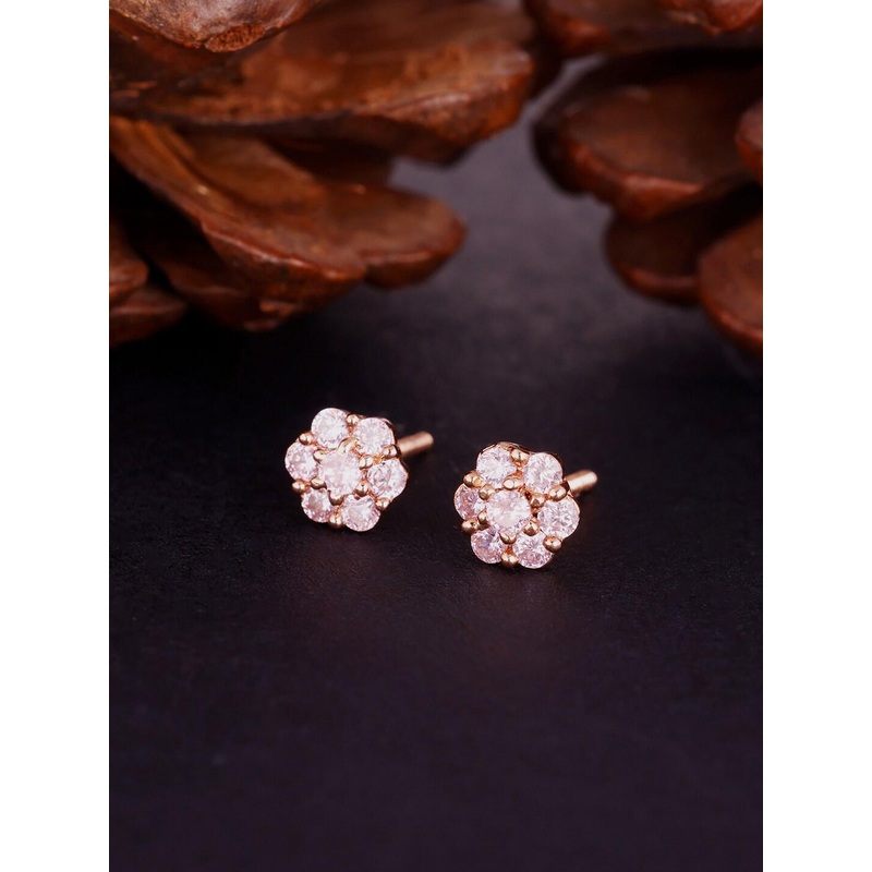 GIVA Women Flower Stud Contemporary Studs Earrings