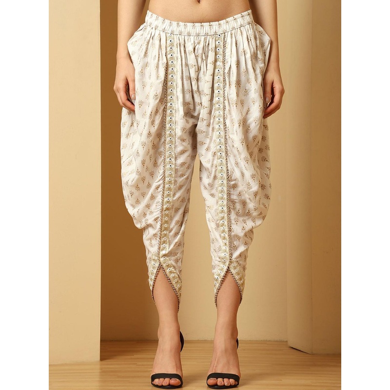 URBAN KANYA Floral Embroidered Medium Loose Fit Salwar