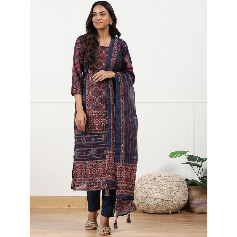 Biba Unstitched Dress Material