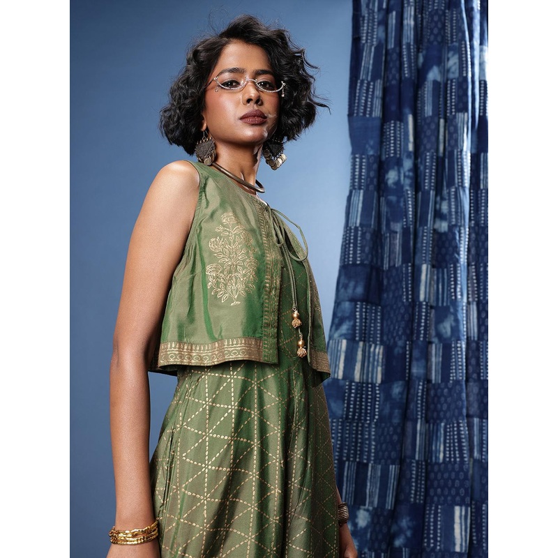 Taavi Printed Taavi Festive Basic Jumpsuit