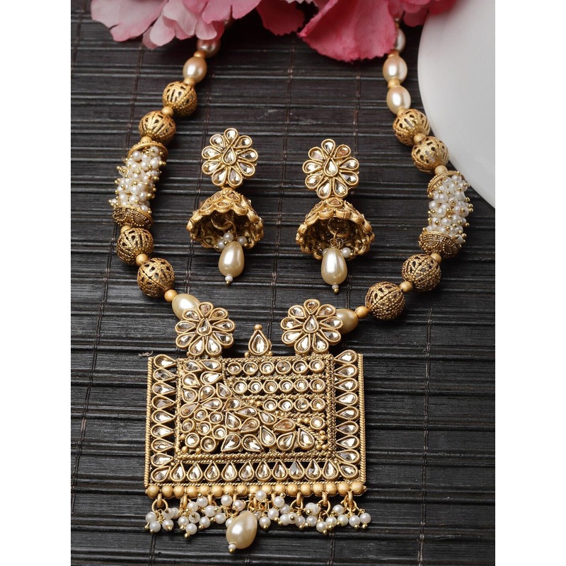 ADIVA Gold Plated Jewellery Set