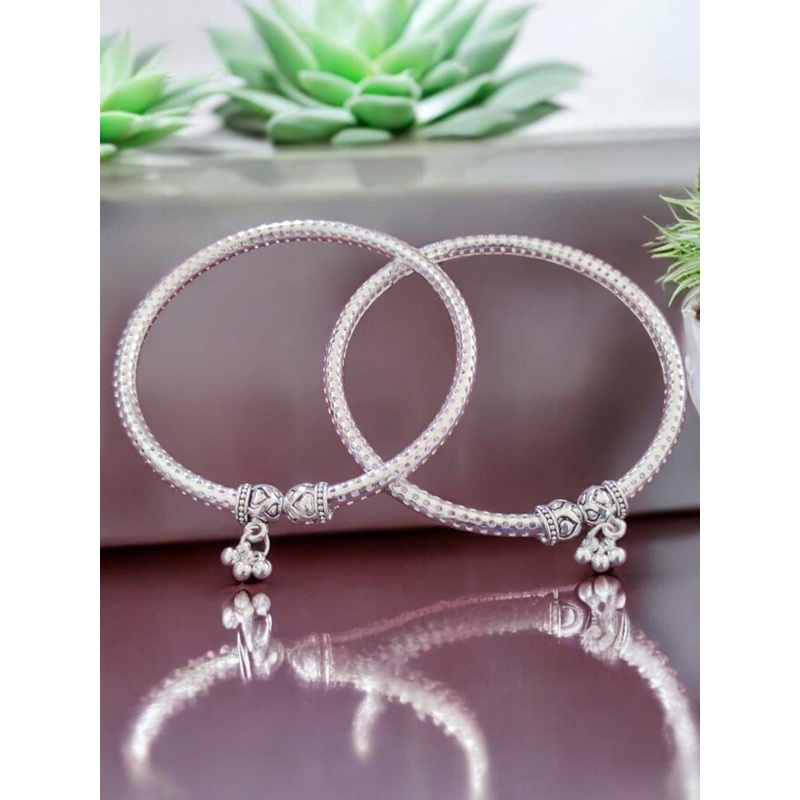 Jaynen 3 Ghughari Simple Kada Payal Anklet