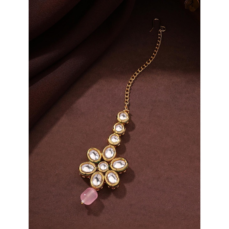 Priyaasi Floral Kundan Maang Tikka