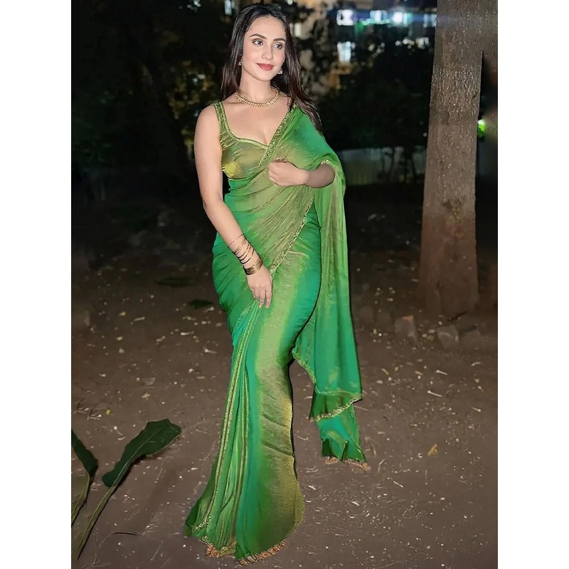 all about you Beads and Stones Detail Saree