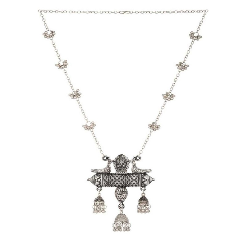 Sangria Beaded Ganapati Necklace