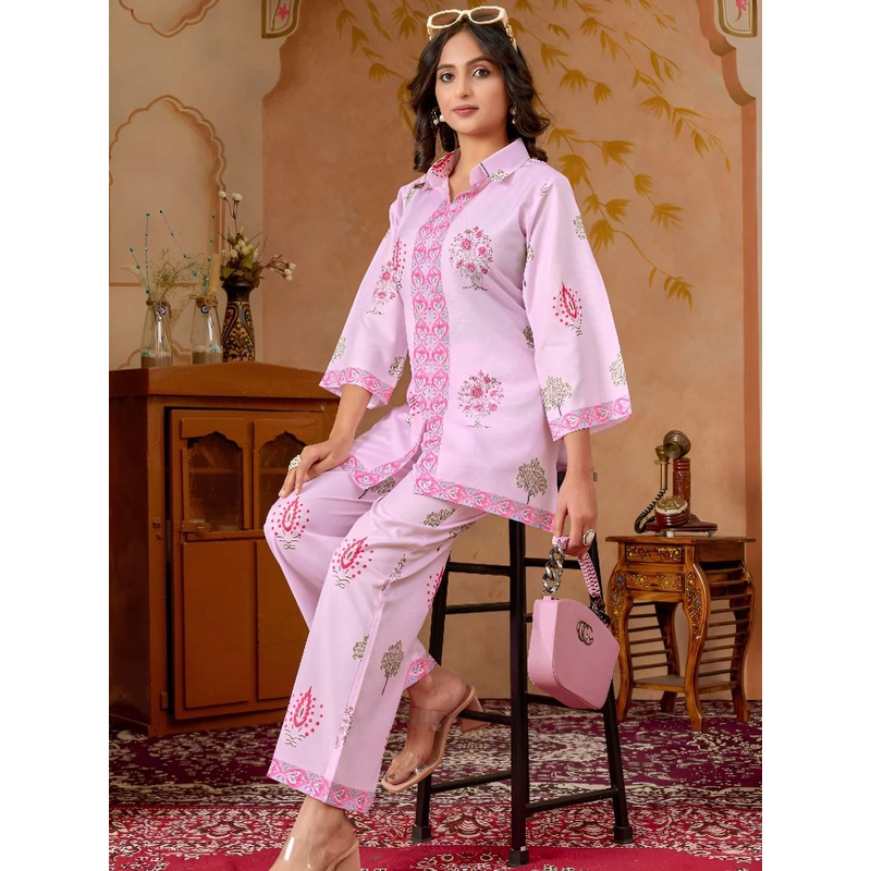 Women Basket Women Ethnic Motifs Printed Kurta with Palazzos