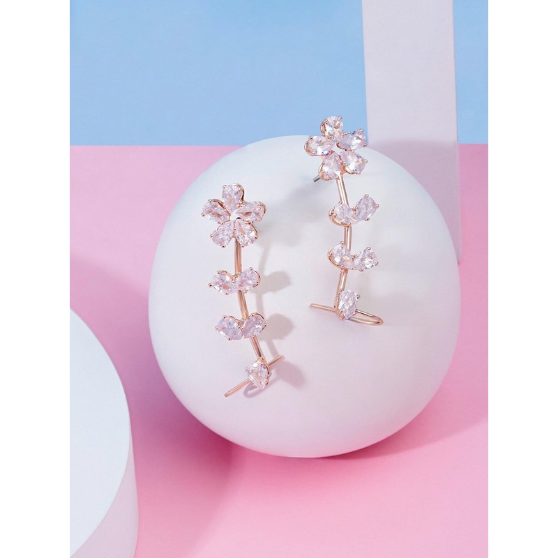 AMI Rose Gold-Plated Brass Ear Cuff Earring